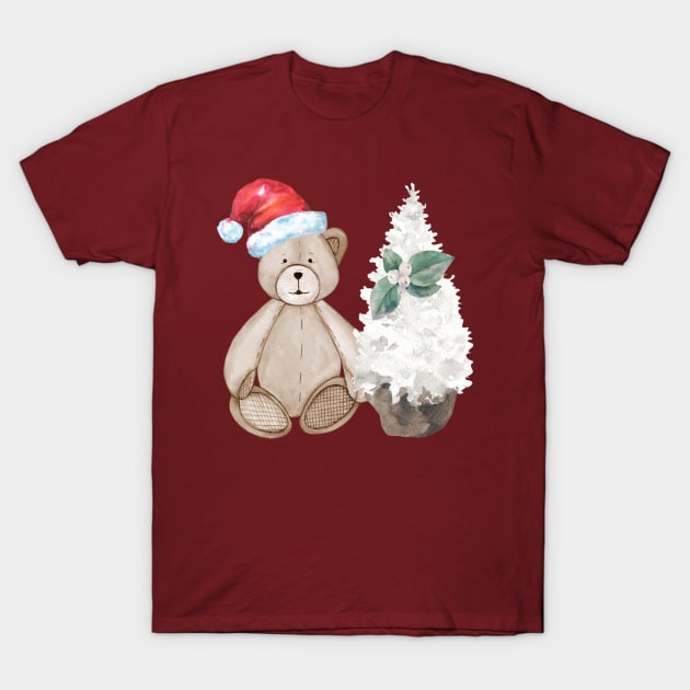 Beary Christmas T-Shirt by John Daniel